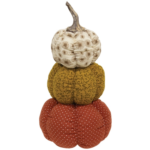 Fall Patterns Pumpkin Stack