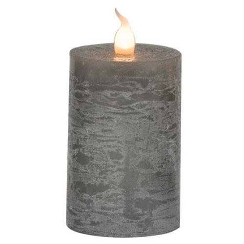 Gray Flicker Pillar 3"