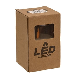 Rechargable LED Wrapped Flickering Candle - 3x4