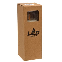 Rechargable LED Wrapped Flickering Candle - 3x8