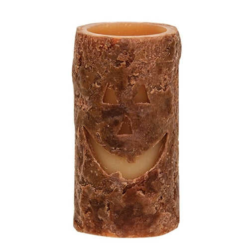 Jack O'Lantern Votive Timer Pillar 2" x 4"