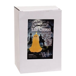 Wax Flickering Ghost Timer Candle