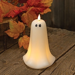 LED Ghost Timer Candle - 8.75"H