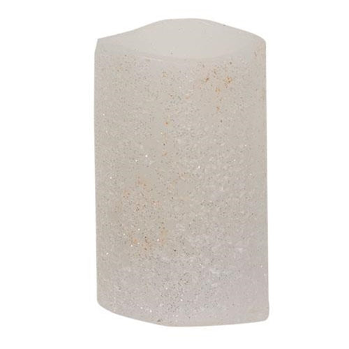 White Frosty Timer Votive 2" x 3"