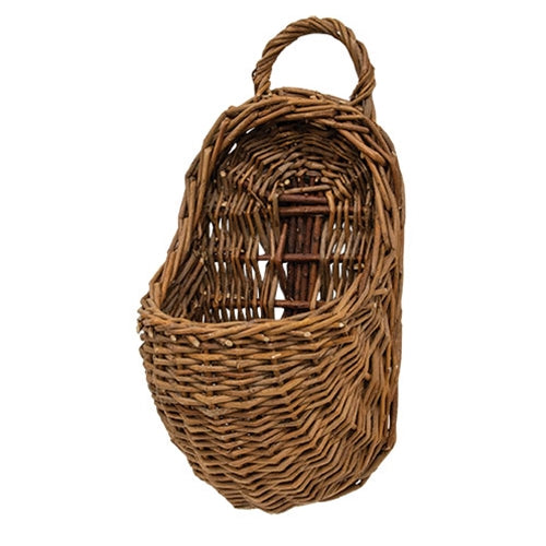 Round Big Belly Hanging Willow Basket - 6.5" x 13.5"