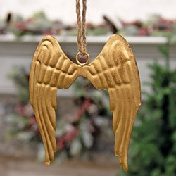 Vintage Gold Hanging Angel Wings