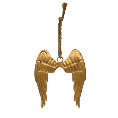 Vintage Gold Hanging Angel Wings