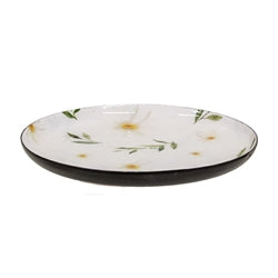 2/Set - Blossoms Enamel Candle Plates