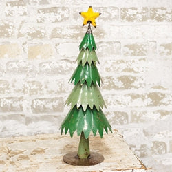 Vintage Metal Christmas Tree - 18"H