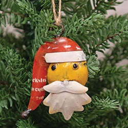 Vintage Metal Kris Kringle Ornaments
