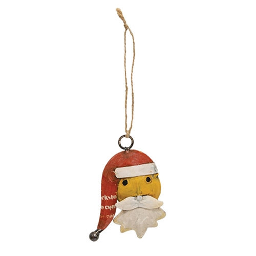 Vintage Metal Kris Kringle Ornaments