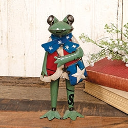 Recycled Metal Felton Americana Frog