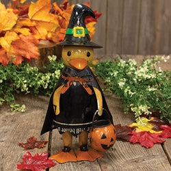 Recycled Metal Sabrina Duck Witch