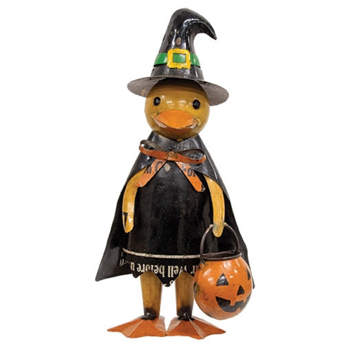 Recycled Metal Sabrina Duck Witch
