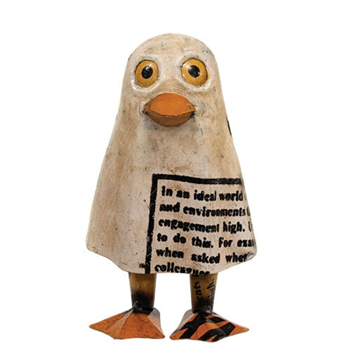Recycled Metal Baby Boo Duck