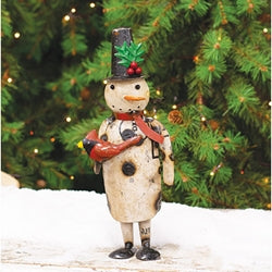 Recycled Metal Wes Snowman