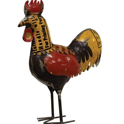 Vintage Metal Standing Rooster