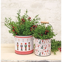 2/Set - Nutcrackers on Parade Buckets