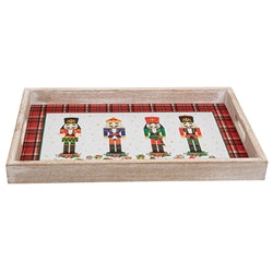 Nutcrackers on Parade Wooden Tray
