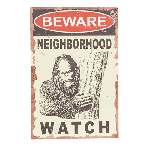 Neighborhood Watch Tin Sign - 10"x15"