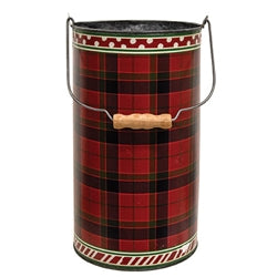 3/Set - Snowy Village Metal Buckets