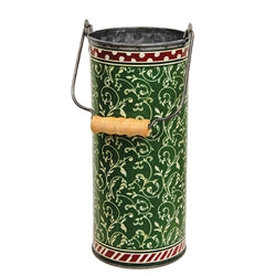 3/Set - Snowy Village Metal Buckets