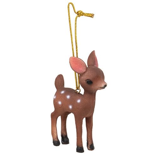 Standing Resin Fawn Ornament