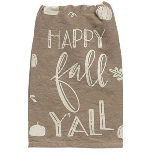 Happy Fall Ya'll Dish Towel