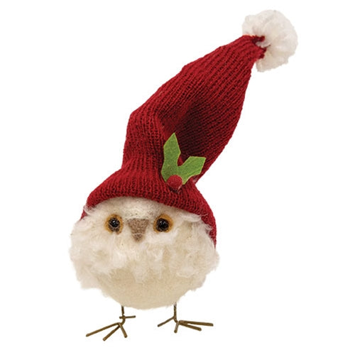 *Felted Sitting Christmas Chick Ornament