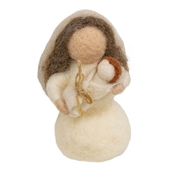 2/Set Nativity Felted Ornaments