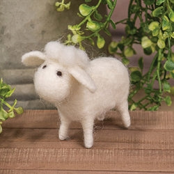 Little Lamb Felted Ornament