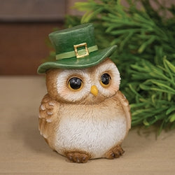 Resin Irish Owl Figurine