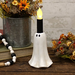 Resin Ghost Taper Holder - 5 In H