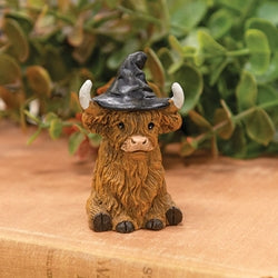 6/Set - Resin Witchy Highland Cows