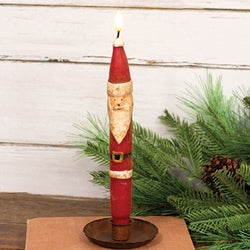 Primitive Santa Glow Taper - 10.5"