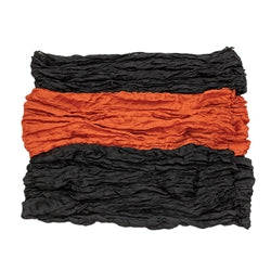 Black & Orange Cheesecloth Bunting - 50x108