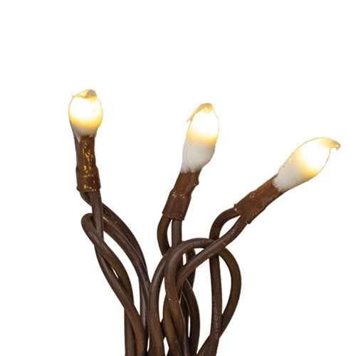 White Silicone Teeny Lights - 35 Ct.