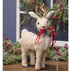 Sisal Standing Reindeer - 14.5"H