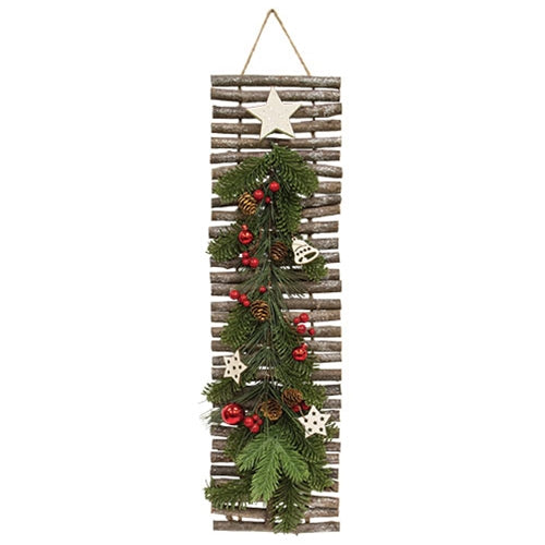 Twig Christmas Tree Wall Hanger