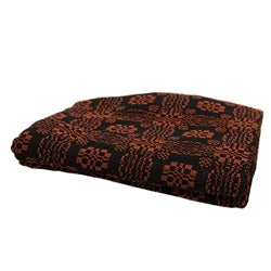 Pumpkin & Black Gettysburg Throw
