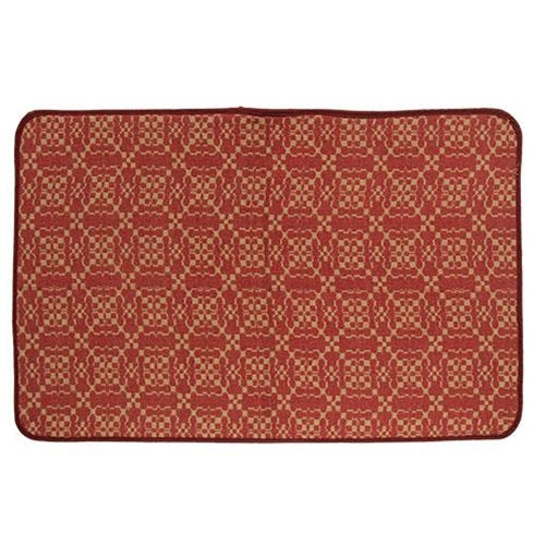 Red & Tan Oakford Glen Floor Mat
