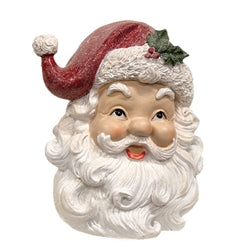 2/Set - Resin Glitter Retro Santa Head Sitters