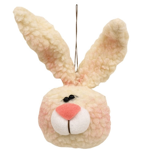 Fuzzy Bunny Boy Ornament