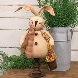 Basil the Rustic Rabbit on Spindle