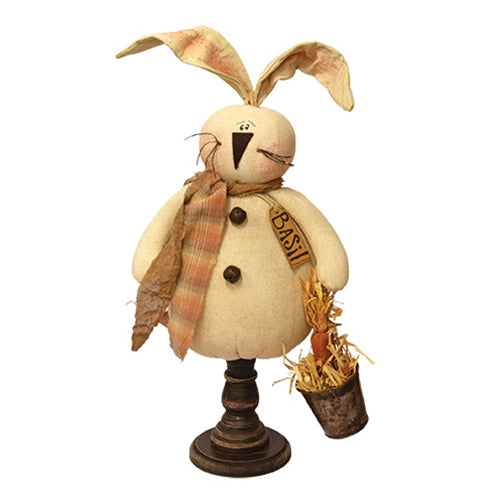 Basil the Rustic Rabbit on Spindle