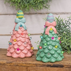 Ceramic Easter Egg LED Table Tree - 2 Asstd.