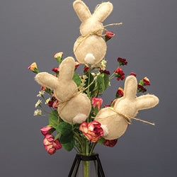 Fuzzy Tail Bunny Spray - 26.5"H
