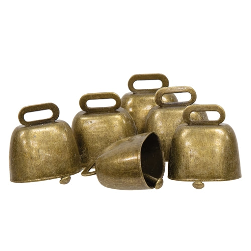 6/Set - Golden Cowbells