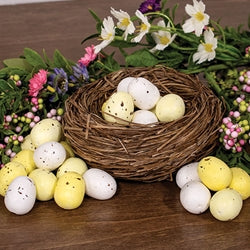 24/Pkg - Yellow & White Speckled Eggs