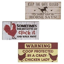 Funny Farm Magnet - 6 Asstd.